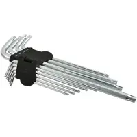 GEKO TORX-Stiftschlüsselsatz 9-tlg., T15-T55, 260mm