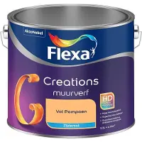 Flexa - Creations Muurverf Zijdemat - Vol Pompoen - Mengverf - 2,5 L