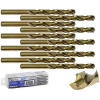 GEKO Boorbitje, Boor voor metaal 10mm HSS, set van 10 (10 millimeter)