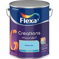 Flexa - Creations Muurverf Zijdemat - Midden Zee - Mengverf - 5 L