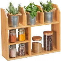 Relaxdays Bamboe plank, Keuken organisatoren, Bruin