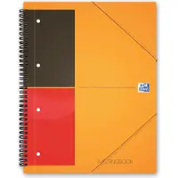 Hamelin international meetingbook spiraalschrift A4+ gelijnd 80 g/m² 80 vellen oranje