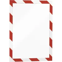 Durable 4944132 Magnetisch frame Rood, Wit (b x h) 238 mm x 324 mm DIN A4