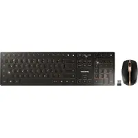 Cherry DW 9100 SLIM Desktop Draadloze Toetsenbord en Muis Set Qwerty Zwart
