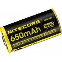 Nitecore NL1665R Button Top accu (3.7 V, 650 mAh, origineel)