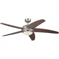 WESTINGHOUSE Bendan - Ventilator in Dark Pewter BENDAN, bruin / roest, Woon-/ Eetkamer, Hout, Modern