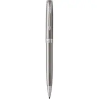 Parker Sonnet Balpen, RVS met Palladium Accent, Medium Punt Zwarte Inkt (1931512)
