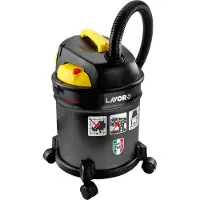 Lavor Freddy, geschikt voor zowel nat- als drooggebruik, zwart, geel, 35 liter per seconde, 18 kPa, 4 meter, 75 dB