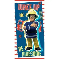 Brandweerman Sam Strandlaken, Wake Up - 70 x 140 cm - Katoen