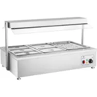 Usorteret Bain-Marie - 6 GN - met vleeshulpstuk