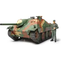 Tamiya Modelbouwpakket Militaire voertuigen - 35285 German 38to Tank Destroyer Hetzer w/1 Figure Plastic - 1:35 - Modelbouw