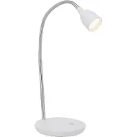 Brilliant Witte bureaulamp Anthony