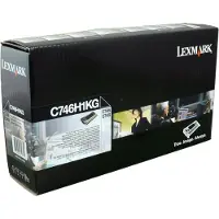 Lexmark Toner C746H1KG Zwart Hoge capaciteit
