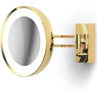 DECOR WALTHER Make-up spiegel BS 36 LED Gold (7x magnification)