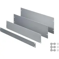 Rittal 6U Aluminium Blindplaat - 1936200 [3 Stuks]