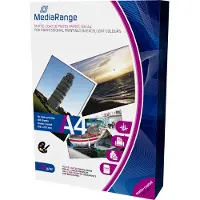 MediaRange Laser Fotopapier Mat A4 120 g/m² Wit 100 Vellen