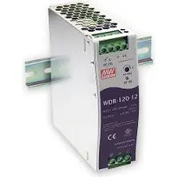 MEAN WELL WDR-120-24 DIN-rail netvoeding 24 V/DC 5 A 120 W Aantal uitgangen:1 x Inhoud 1 stuk(s)