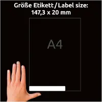 Avery Dennison Etiketten für VHS-Videokassetten