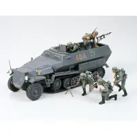 Tamiya Modelbouwpakket Auto - 35020 WWII Sdkfz.251/1 Halft. Hanomag Plastic - 1:35 - Modelbouw