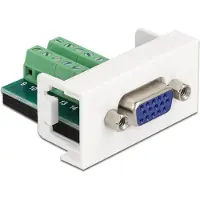 DeLOCK Easy 45 Module VGA female to Terminal Block 22.5 x 45 mm