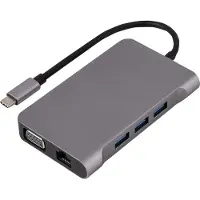 Urban Factory Hub USB Factory HUB USB-C 10 in 1 MULTI SCHERM 100 W