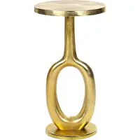 Beliani APITI - Bijzettafel - Goud - Aluminium