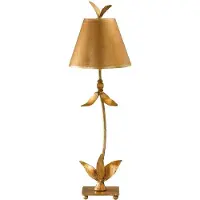 Flambeau LED Tafellamp Red Bell | 1X E27 Max 60W | Gold Leaf