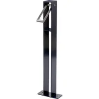 MCW Fietsenrek -G20, fietsstandaard leunbeugel, gegalvaniseerd staal outdoor poedercoating 96x24x10cm ~ antraciet