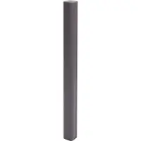 MCW Aluminium paal Sarthe WPC afrastering, pijlerpaal, insteeksysteem ~ 98cm, grijs