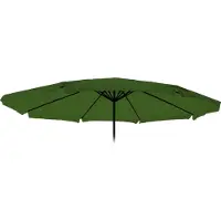 Mendler Vervangende hoes voor parasol Meran Pro, marktparasol voor catering met doek Ø 5m, polyester ~ groen