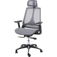 MCW Bureaustoel -A59, bureaustoel, schuiffunctie stof/textiel ISO9001 ~ grijs/grijs