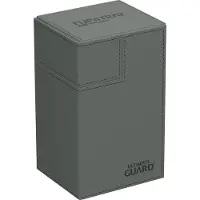 Ultimate Guard Flip'n'Tray 80+ Xenoskin - Grey Card Boxes
