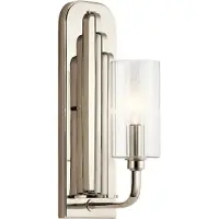 Elstead Lighting Design wandlamp Kimrose, dimbaar, chroom / zilver, Woon-/ Eetkamer, metaal, Wandlamp design