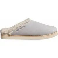 Rue de Wool Pantoffel Unisex The Mule Clean Light Grey-Schoenmaat 44