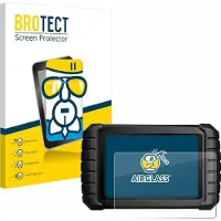 BROTECT Screenprotector voor iCarsoft CR Max Beschermglas transparant