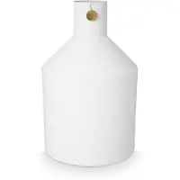 Vt wonen Vaas vtwonen Metal White 24 x 38 cm