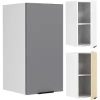 Hioshop Fasola keuken bovenkastje 30 cm 1 deur wit.