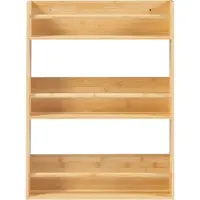 En.casa Wandrek Hareid met 3 planken 80x60x12 cm bamboe