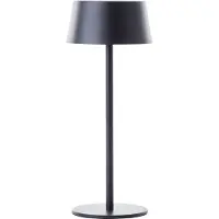 Brilliant Zwarte Design Tafellamp Picco Op Batterij