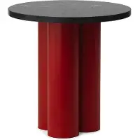 Normann Copenhagen Bijzettafel Dit Table Bright Red Nero Marquina