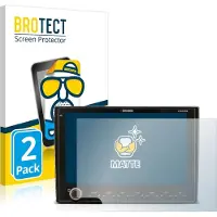 BROTECT - Screenprotector voor Fiat Ducato III 2006 - 2011 Zenec Z-E3766 9" - Folie Beschermfolie matte 2 Stuks