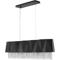 Hinkley/ Fredrick Ramond LED Hanglamp Zuma | 6X E27 Max 60W | Dimbaar | Satin Black/ Silver