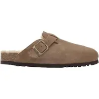 Scholl Klomp Men Olivier F New Suede Sa Mens Dark Beige-Schoenmaat 44
