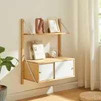 En.casa Wandrek Tingvoll 85x65x34 cm bamboe naturel []