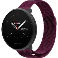 Strap-it Luxe Milanese bandje - geschikt voor Polar Ignite / Ignite 2 / Ignite 3 / Unite / Pacer - paars