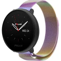 Strap-it Luxe Milanese bandje - geschikt voor Polar Ignite / Ignite 2 / Ignite 3 / Unite / Pacer - regenboog