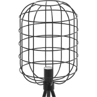 Uniprodo Staande lamp - open raster kap - 40 W - hoogte 163 cm