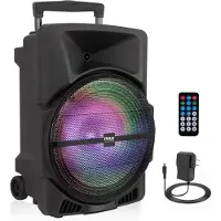 Pyle Partybox - Grote Bluetooth Luidspreker - 1200W - LED-verlichting