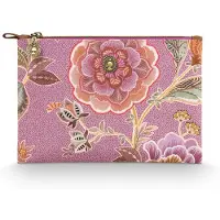 Pip studio Toilettas Charly Cosmetic Flat Pouch Medium Matata Lilac