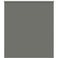 vidaXL Rolgordijn verduisterend 140x150 cm stofbreedte 136,6 cm grijs